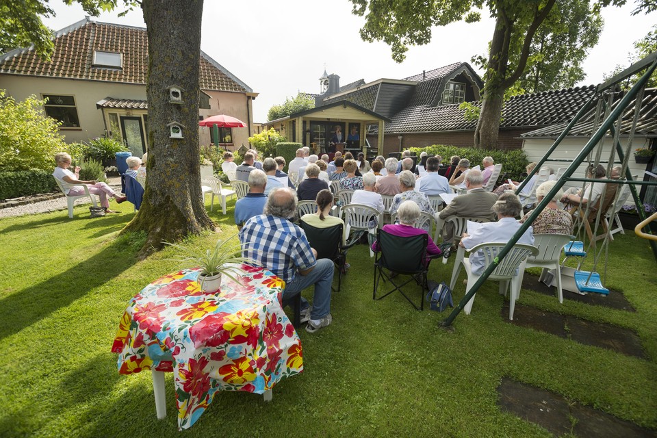 De hagenpreek in Oude Wetering in 2016.