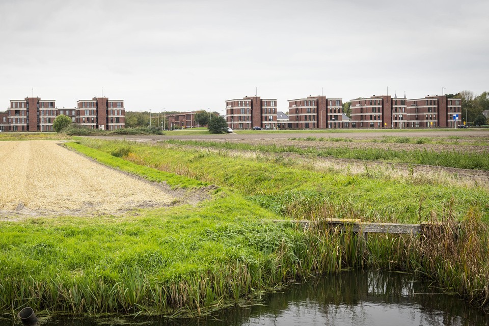 De toekomstige woningbouwlocatie Bronsgeest in Noordwijk.