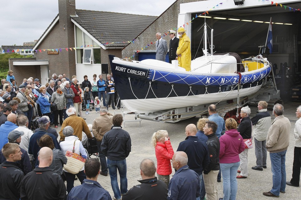 De historische reddingsboot Kurt Carlsen na de grondige restauratie in 2013.