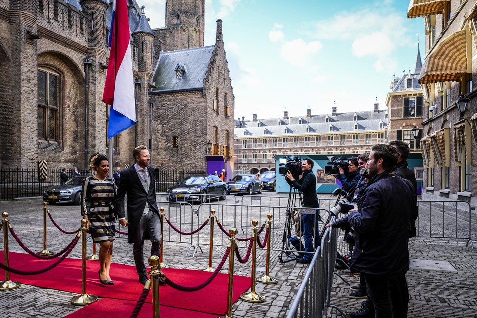 Minister Hugo de Jonge (Volkshuisvesting en Ruimtelijke Ordening) komt aan bij het ministerie van Algemene Zaken op Prinsjesdag.