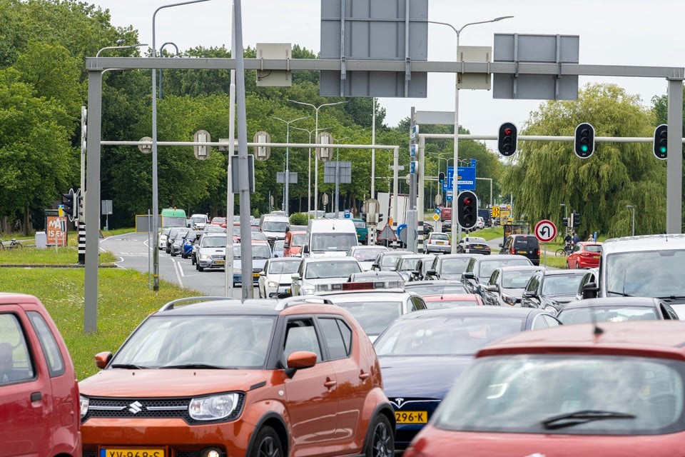 De Voorschoterweg is een van de grootste bronnen van geluidsoverlast in Leiden