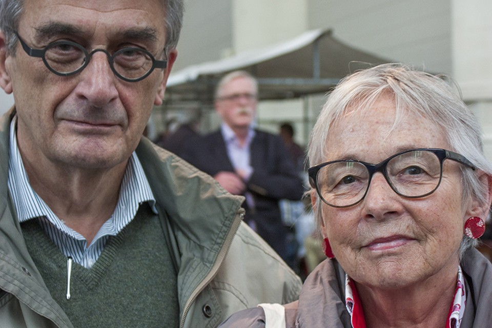 Ingrid en Simon den Daas uit Utrecht. Foto Leidsch Dagblad