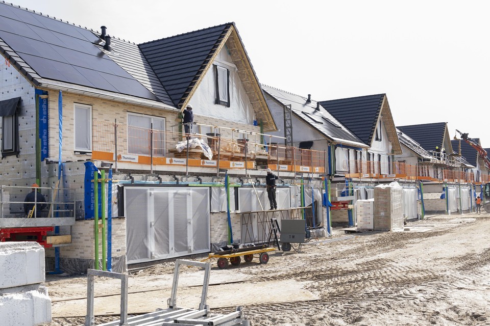 In Alphen werden de afgelopen jaren gemiddeld 550 nieuwbouwwoningen per jaar opgeleverd.