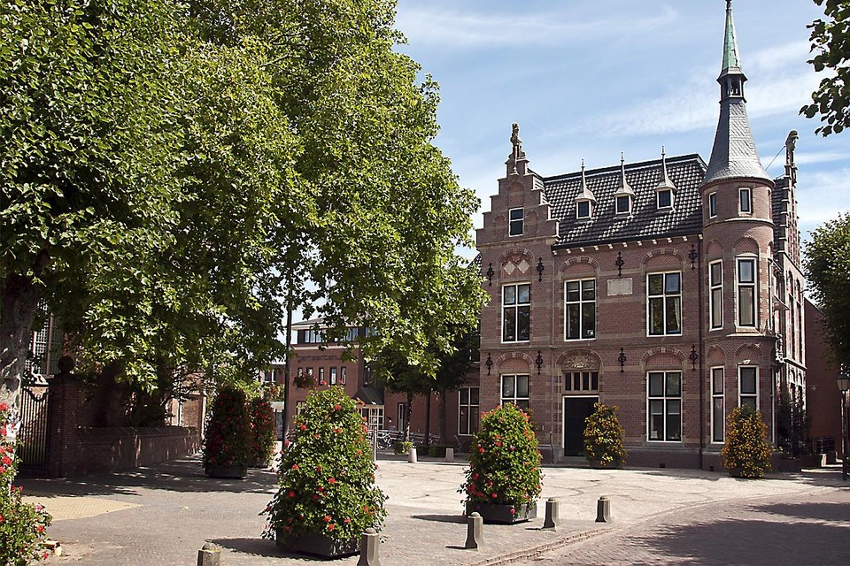 Het gemeentehuis van Noordwijk.
