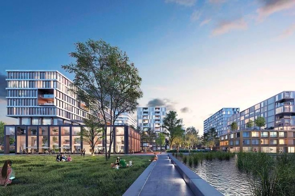 Winkels, horeca, een hotel en 1100 woningen moeten van het entreegebied het kloppend hart van het Bio Science Park in Leiden maken.