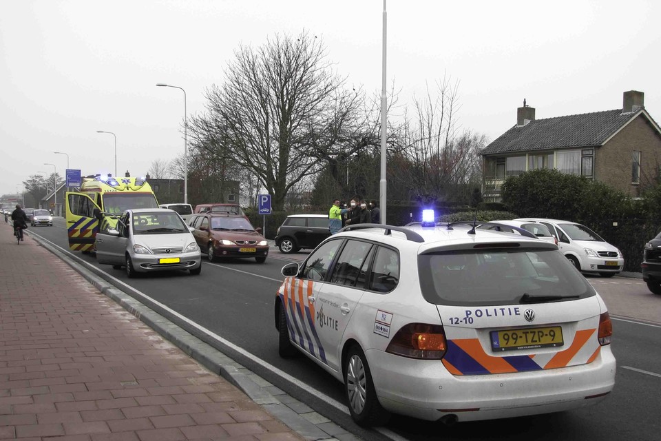 Ongeval op de Gravendamseweg Noordwijkerhout/ Foto: Volmedia