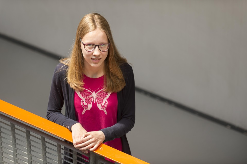 Xanta van Ruiten, vwo- leerling op  Leeuwenhorst, won goud op de Biologie Olympiade. ,,Ik wilde vooral geen tiende worden.’’