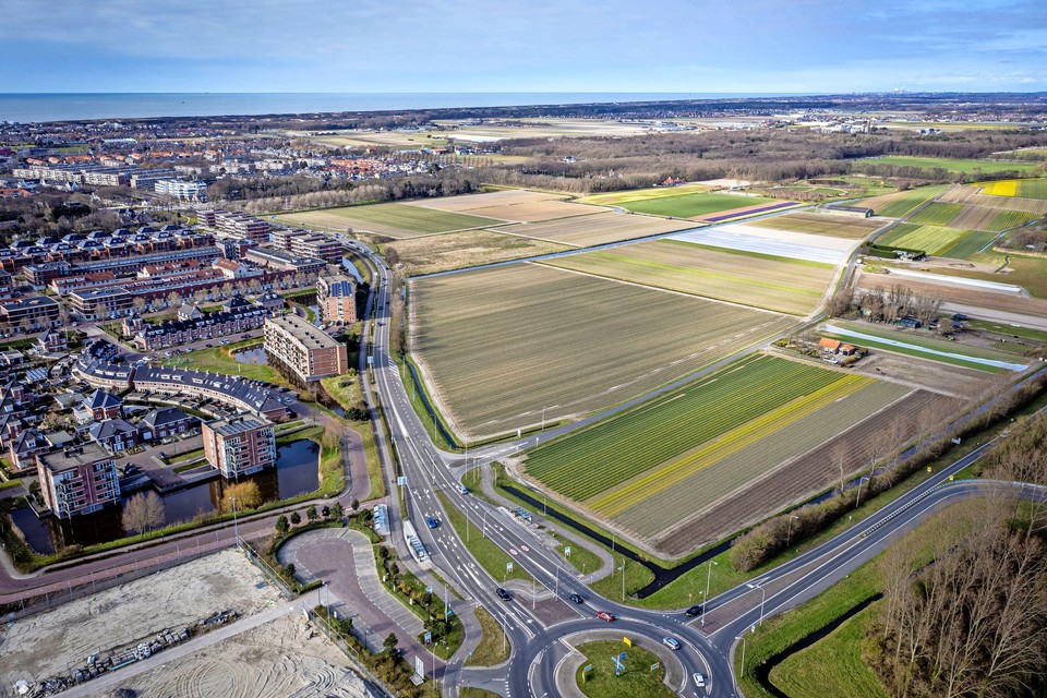 Bronsgeest in Noordwijk. Op het bovenste deel moeten 350 woningen komen.