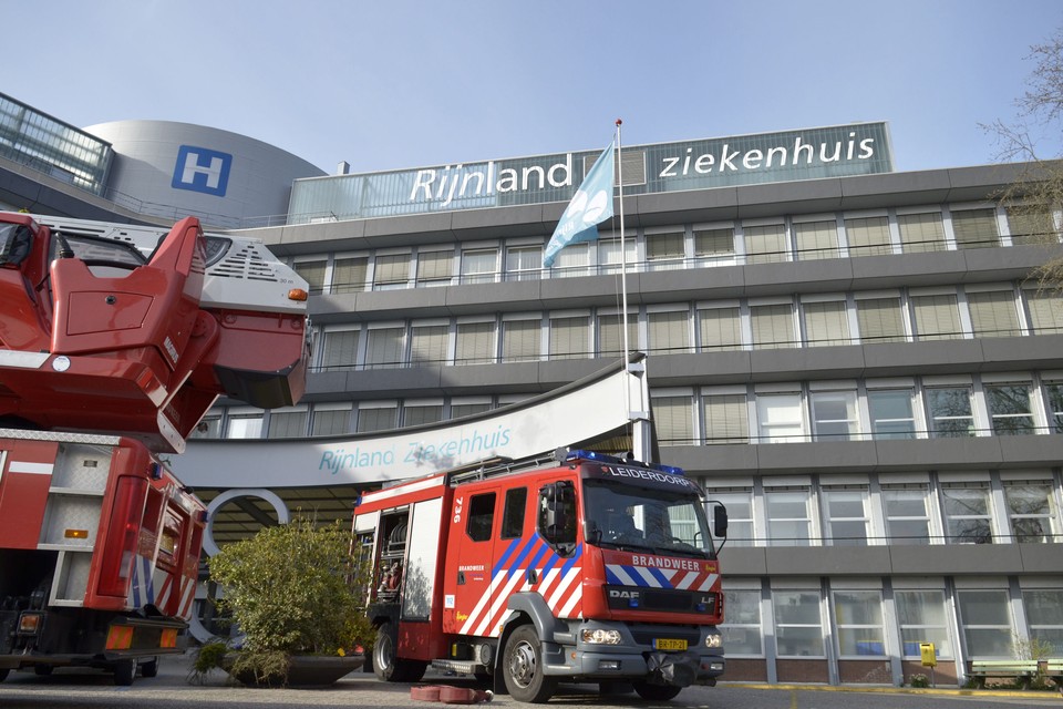 Brand in Rijnlandziekenhuis Leiderdorp/ Foto: Wilco Devilee