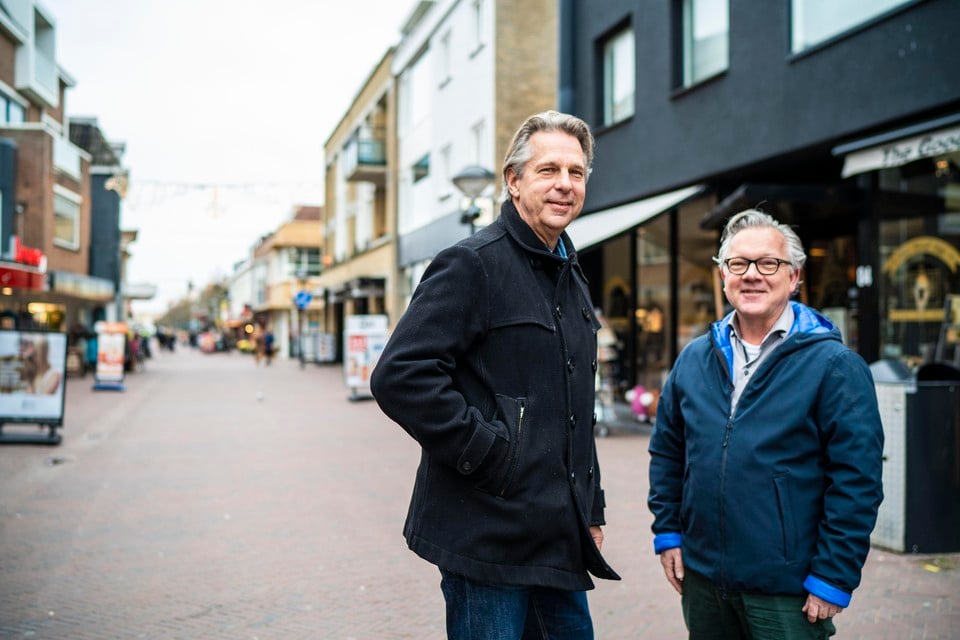 Wouter van der Leij en Maarten van den Berg zitten in de stuurgroep van ’Retail Lab Nieuw Noordwijk’.
