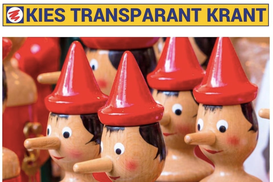 De ’Kies Transparant Krant’ wekte in 2018 de woede van het toenmalige gemeentebestuur.