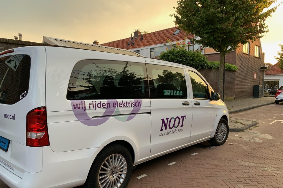 Een taxibus van Noot Personenvervoer.