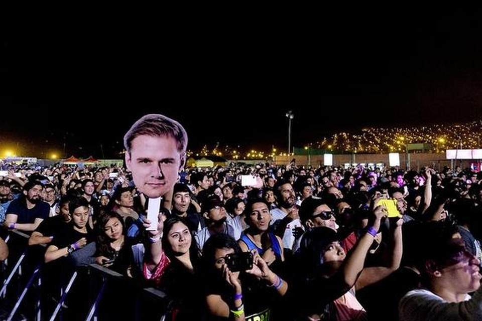 Armin heeft vele fans in Zuid-Amerika.