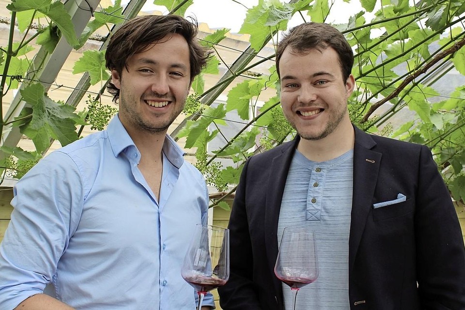 Dennis van der Wiel en Max Wijsman bedachten een drone voor de wijnboer.