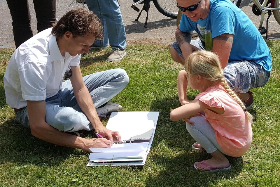 In 2015 ging de gemeente Leiderdorp ook de wijken in om kinderen te vragen hoe hun ideale speelplaats eruit ziet.