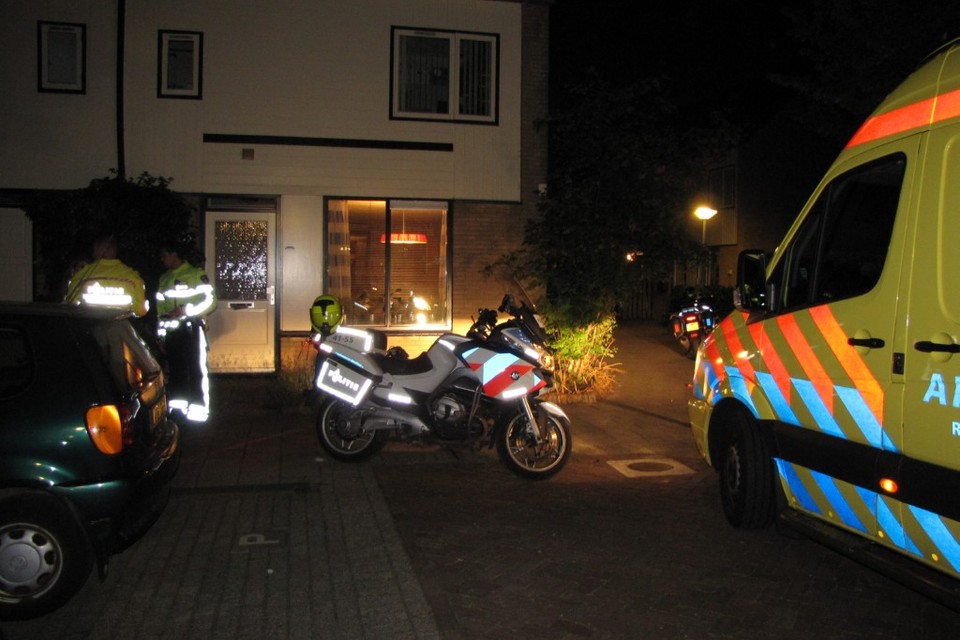 Persoon aangehouden na aanrijding in Leiden/ Foto: Leon Gielen