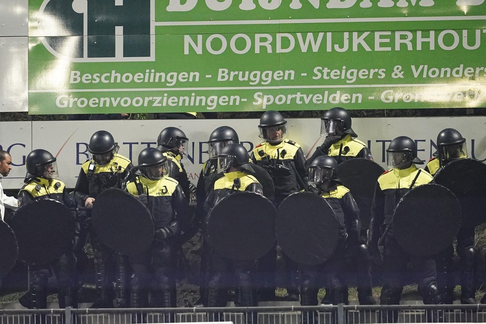 De mobiele eenheid moest dinsdagavond in actie komen bij de Katwijkse derby.