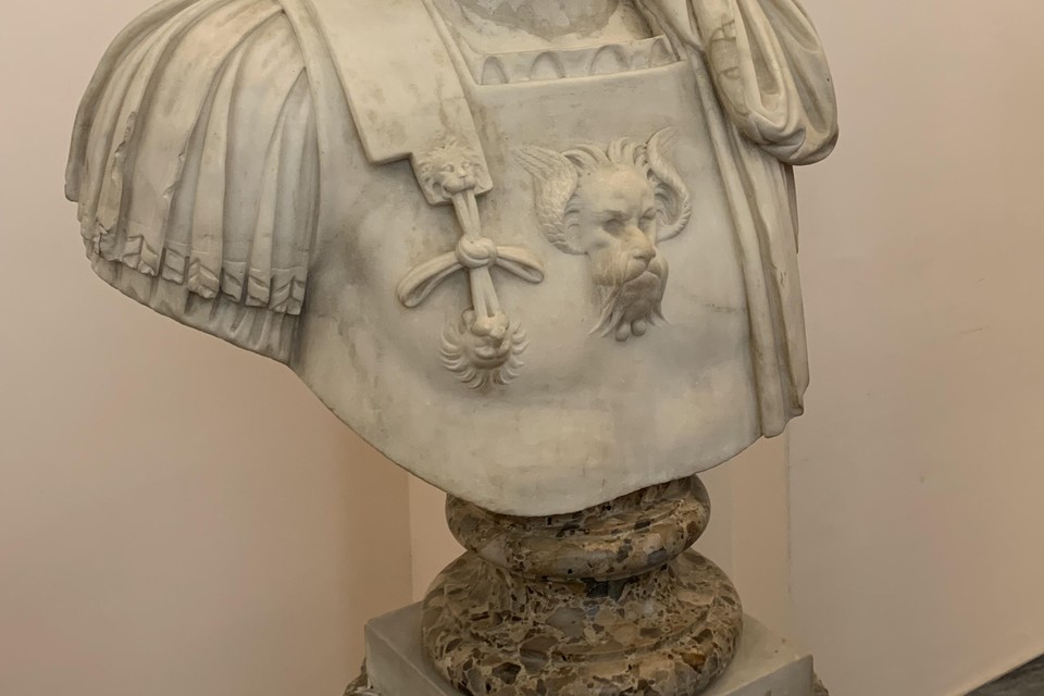 Buste van keizer Domitianus.
