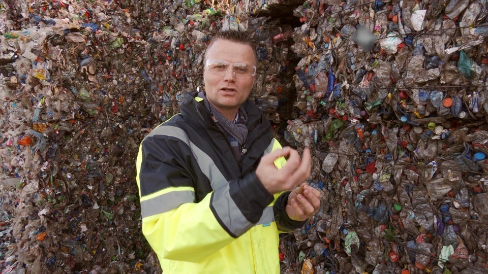 Manager Willem Christiaans van recyclebedrijf Wellman: ,,Eh, oordeel zelf maar.’’