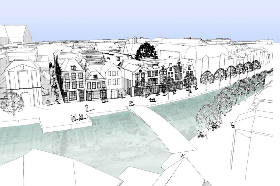 De Leidse gemeenteraad is het eindelijk eens over het Aalmarktplan / afbeelding ARS Vastgoed