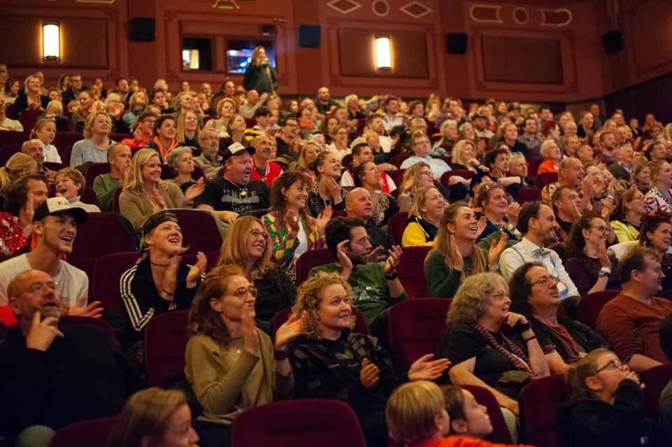 Publiek tijdens het Leiden International Film Festival.