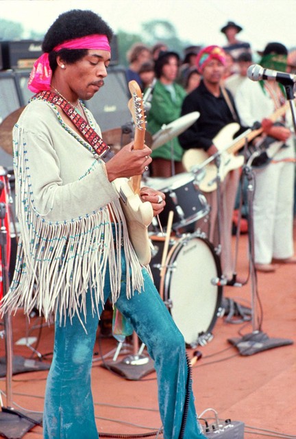 Hendrix op Woodstock.
