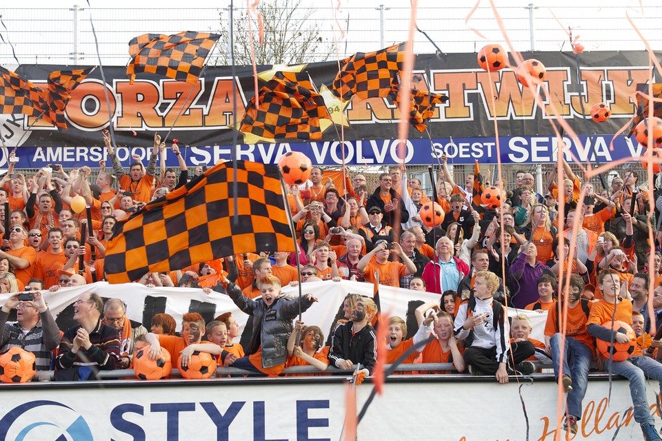,,Katwijk is een fanatieke club, in positieve en negatieve zin.’’ Foto Orange Pictures/Willem Jan Dijkdrent