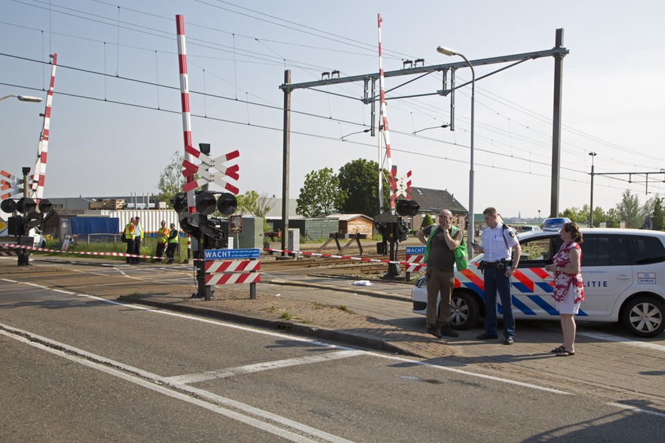 Treinverkeer Leiden Haarlem tot half acht gestremd / foto Michel van Bergen
