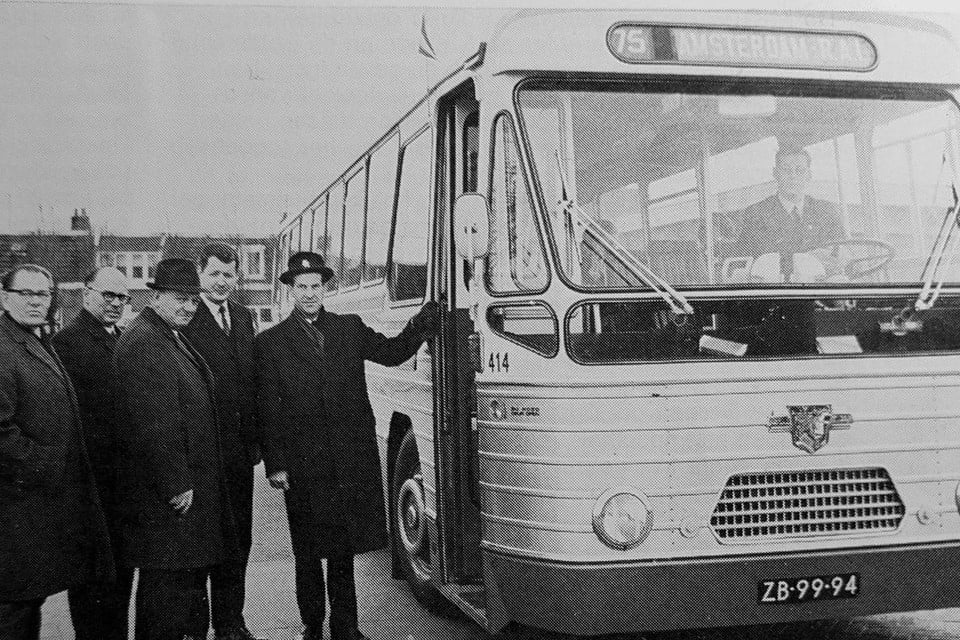 De opening van buslijn 75 in Leiderdorp.