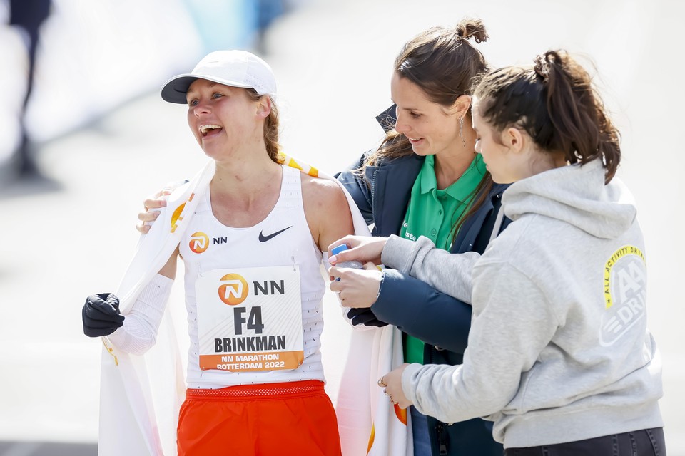 Nienke Brinkman werd in april van dit jaar tweede in de marathon van Rotterdam.