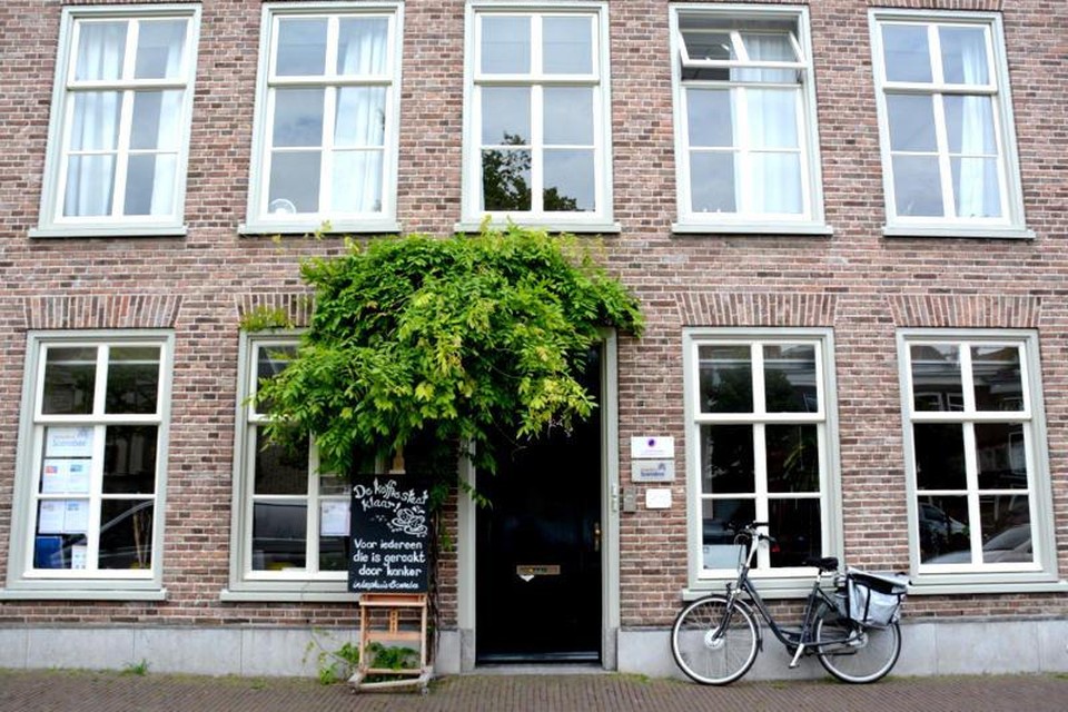 Inloophuis Scarabee aan de Oude Vest in Leiden.