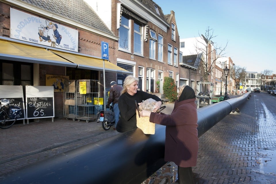 Werk aan gemaal Geregracht in Leiden duurt langer. Archieffoto Hielco Kuipers
