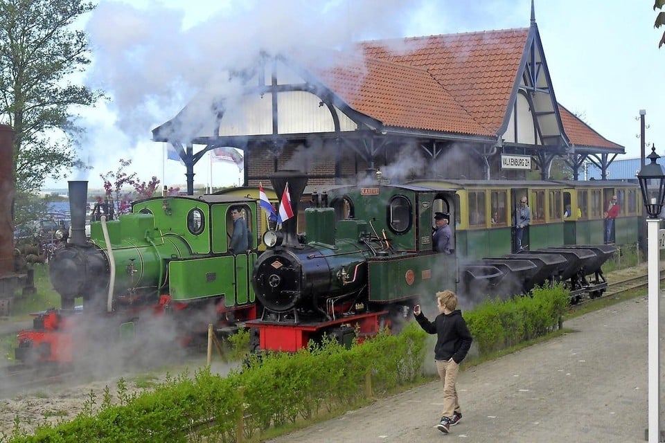Stoomtrein Leiden Katwijk wil de spoorlijn uitbreiden van het Valkenburgse Meer richting het Panbos.