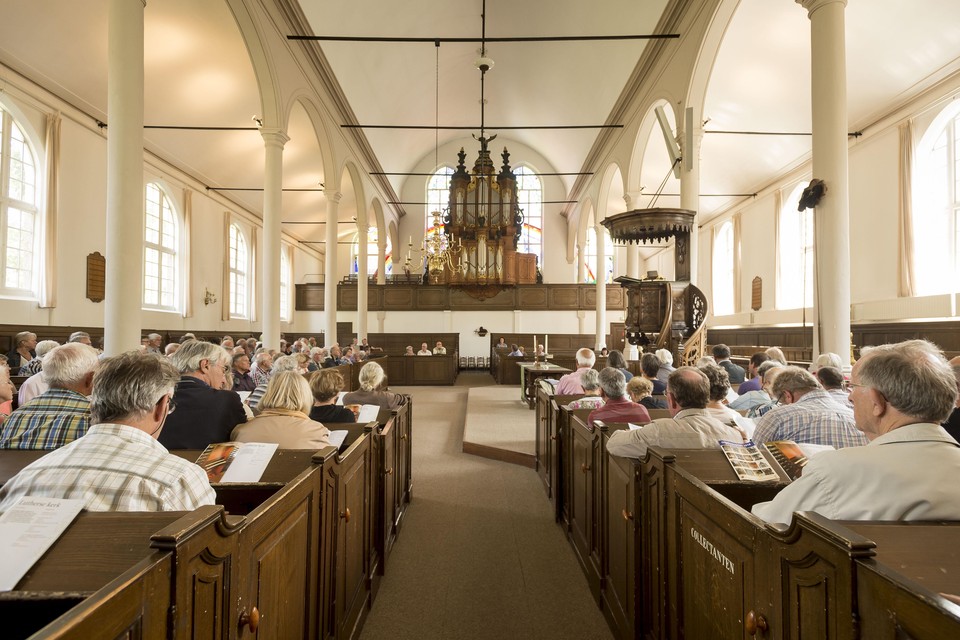 Met de Leidse orgeldag is de Lutherse kerk nog wel vol.