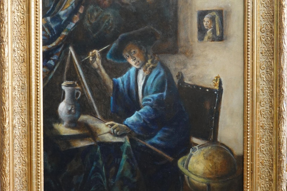 Het zelfportret van Vermeer in de versie van Mariska de Kok.