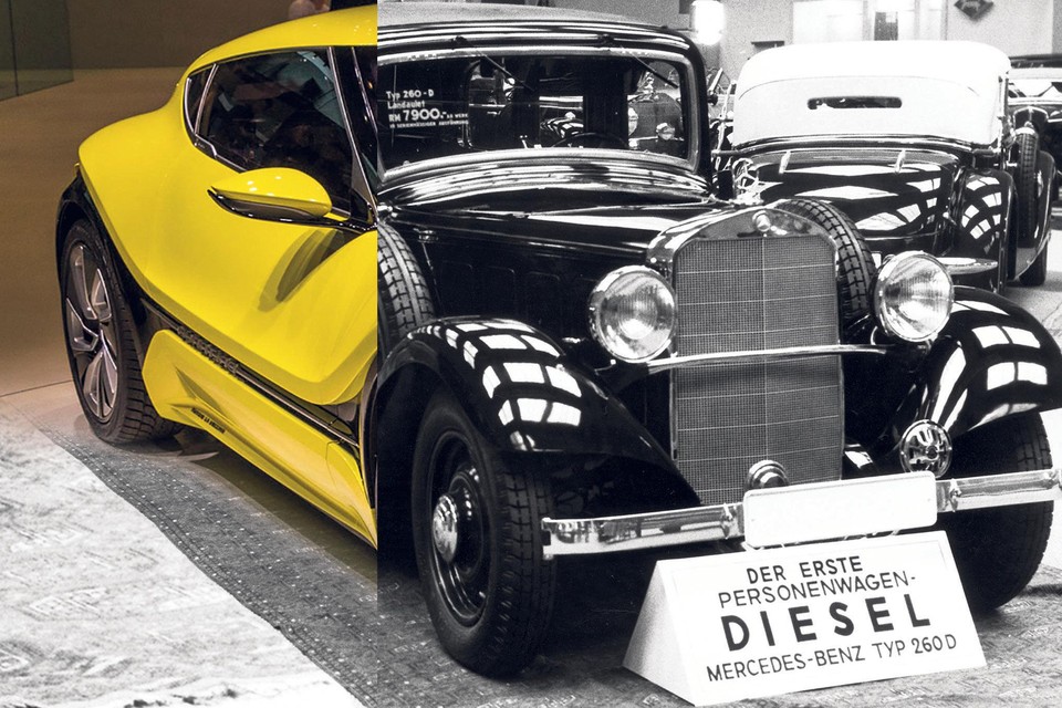 Van de Mercedes 260D 1936 groeide de diesel uit tot een moderne bolide.
