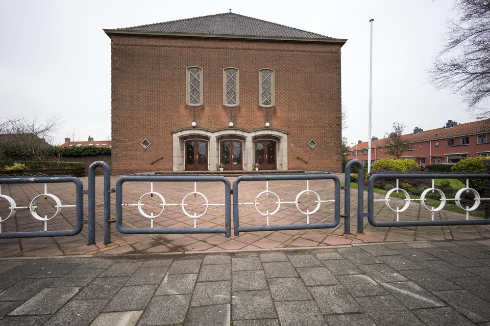 De al bijna vier jaar geleden gesloten Maranathakerk in Rijnsburg.