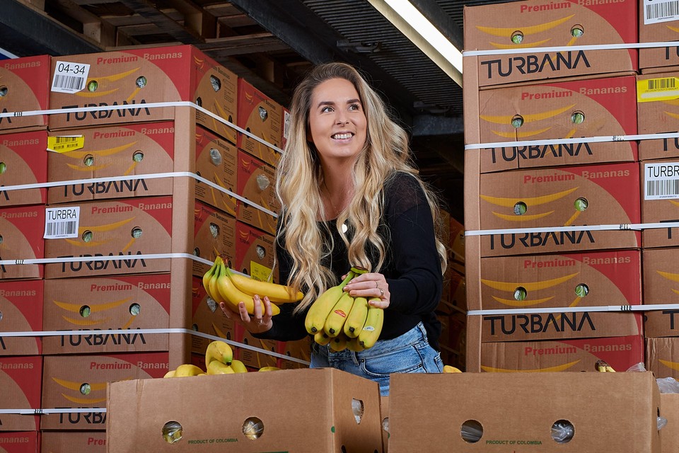 Laura Hoogland: ,,Als de havendouane zes dozen aantreft waarin bananen al rijpen, wordt de hele vracht afgekeurd, zonde.”