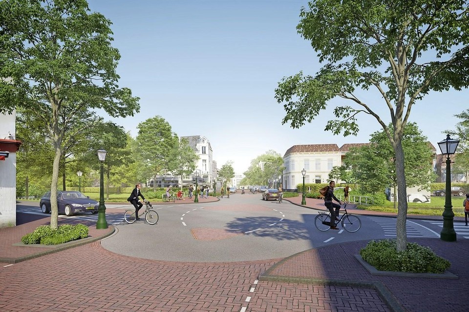 Bij de Koepoortsbrug, tussen Herenstraat en Doezastraat, komt een kleine rotonde waar fietsers en voetgangers voorrang krijgen op het gemotoriseerde verkeer.