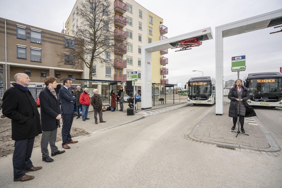 In 2019 arriveerden de eerste elektrische bussen in Leiden.