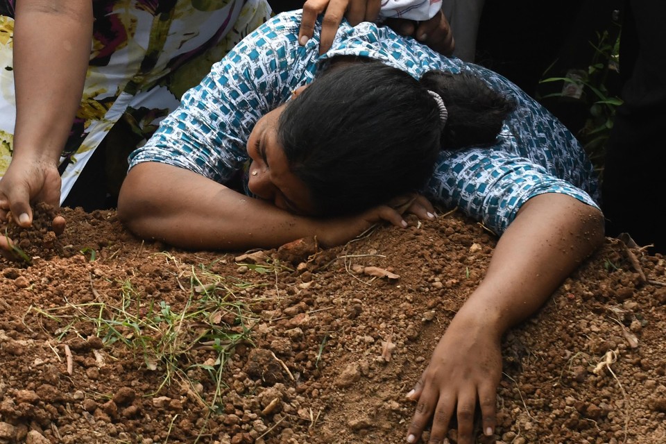 Verdriet in Sri Lanka.