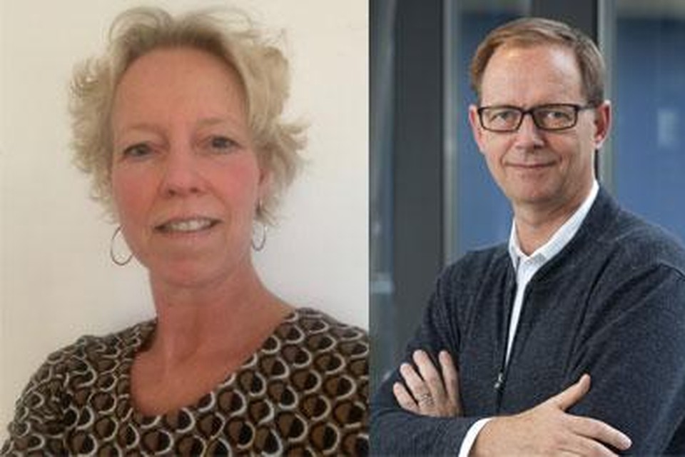 Marjolein Kikkert en Eric Snijder van het LUMC onderzoeken samen met het Leidse bedrijf Jansen de werking van een nieuw vaccin tegen het coronavirus.