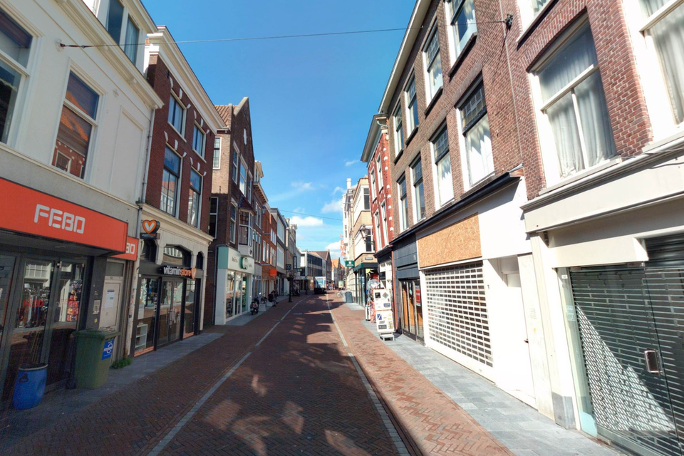 De Haarlemmerstraat in Leiden.