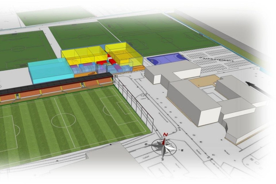 Voetbalvereniging Noordwijk loopt al jaren met plannen voor een sportcomplex rond / archieffoto HDC Media 