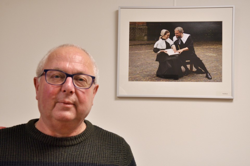 Fotograaf Fred Bruin en zijn opname ’Claire Obscur’.