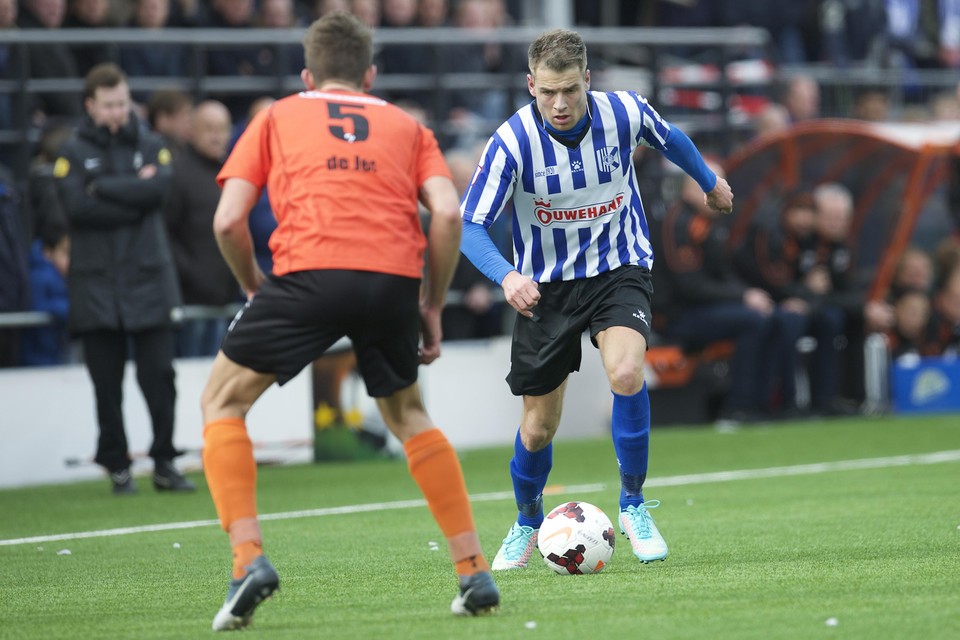 Tommy Bekooij tekende voor het Katwijkse doelpunt.