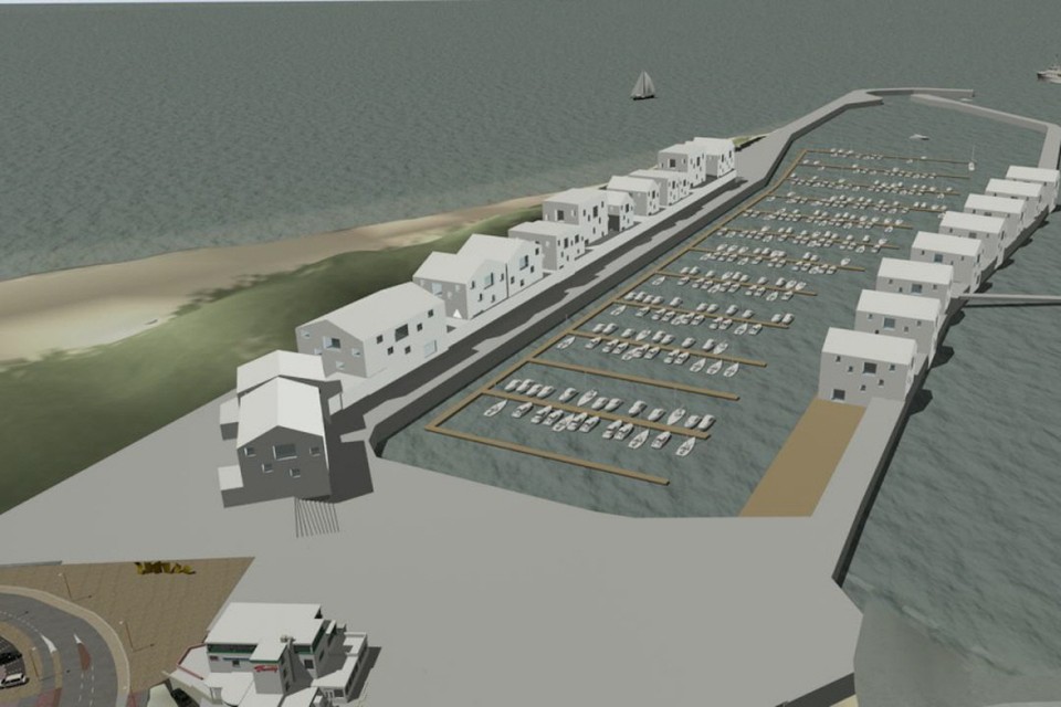 Bedrijven willen Katwijkse zeejachthaven nog graag bouwen. Foto: HDC Media